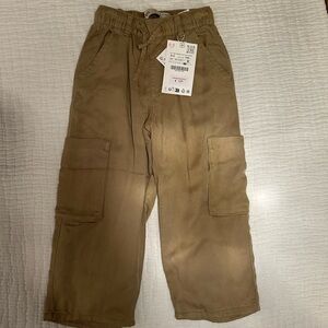 NWT zara kids soft khaki pants